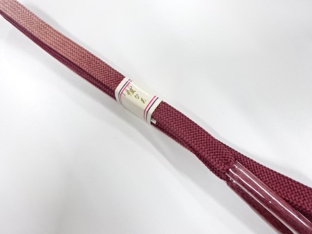 JAPANESE KIMONO / UNUSED HAND-TIED OBIJIME